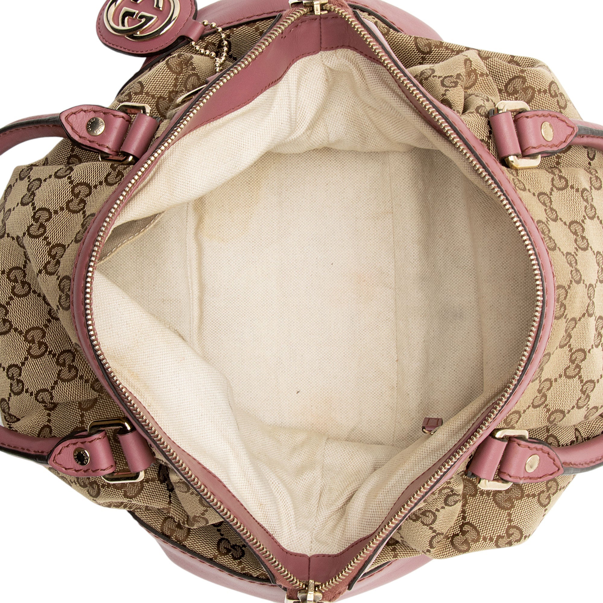 Gucci GG Canvas Sukey Medium Satchel (SHF-pOZTUq)