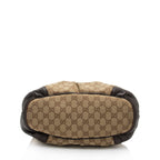 Gucci GG Canvas Sukey Top Handle Medium Satchel (SHF-oD6OoS)