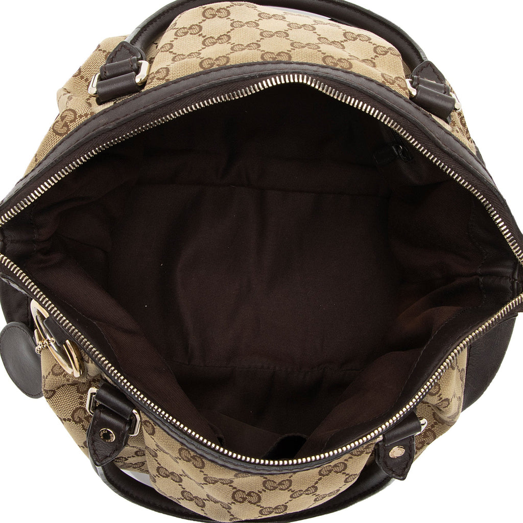 Gucci GG Canvas Sukey Top Handle Medium Satchel (SHF-oD6OoS)