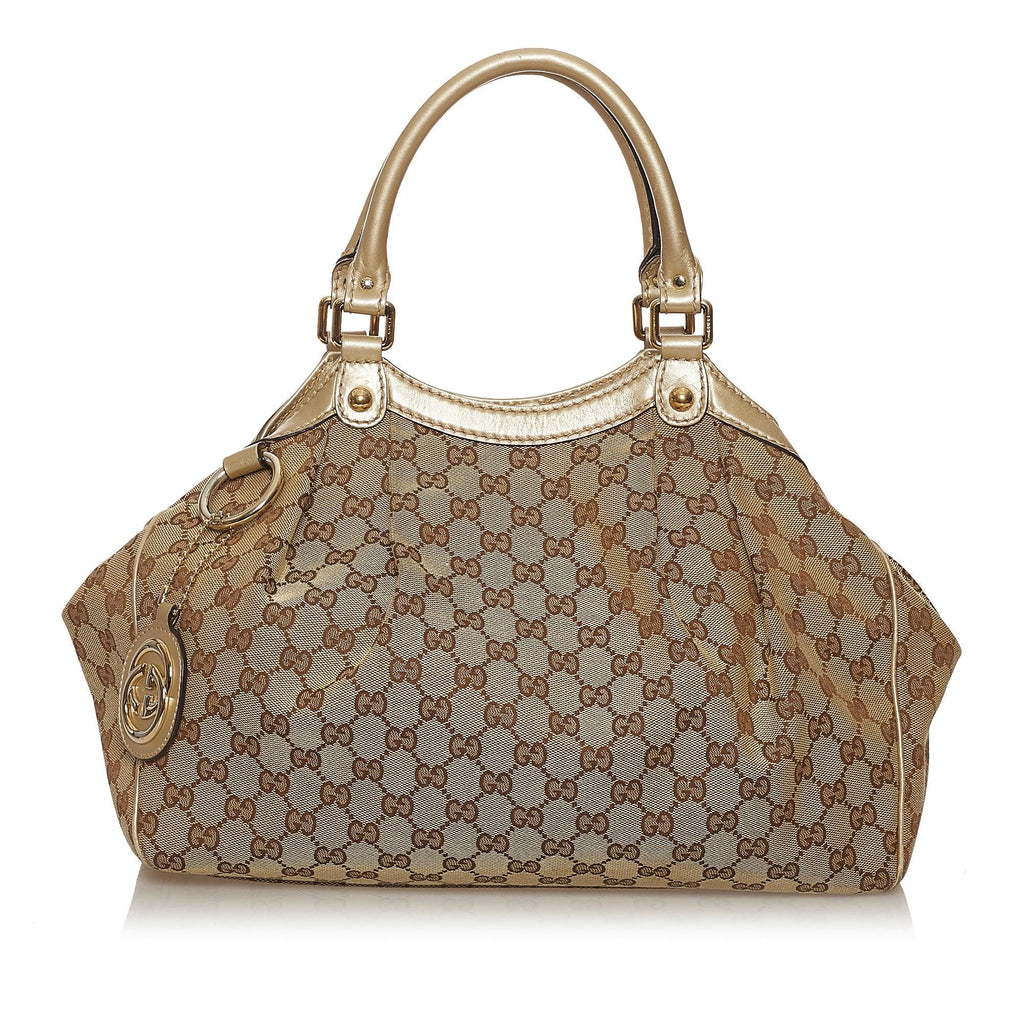 Gucci GG Canvas Sukey Tote Bag (SHG-29286)