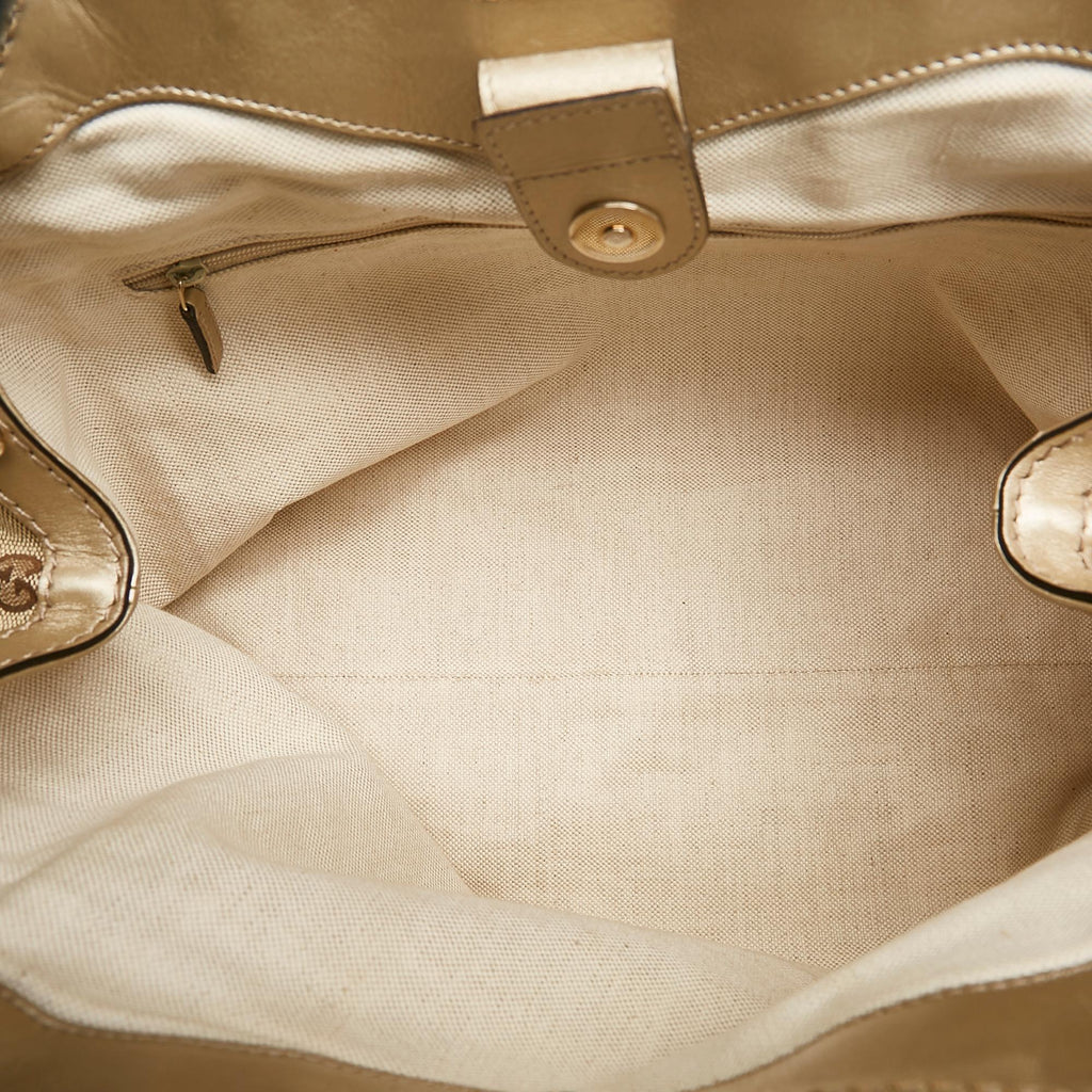 Gucci GG Canvas Sukey Tote Bag (SHG-29286)