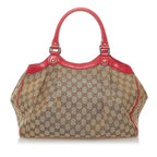 Gucci GG Canvas Sukey Tote Bag (SHG-30622)
