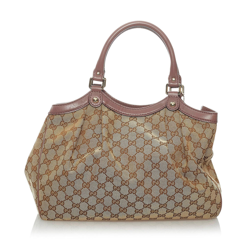 Gucci GG Canvas Sukey Tote Bag (SHG-30680)