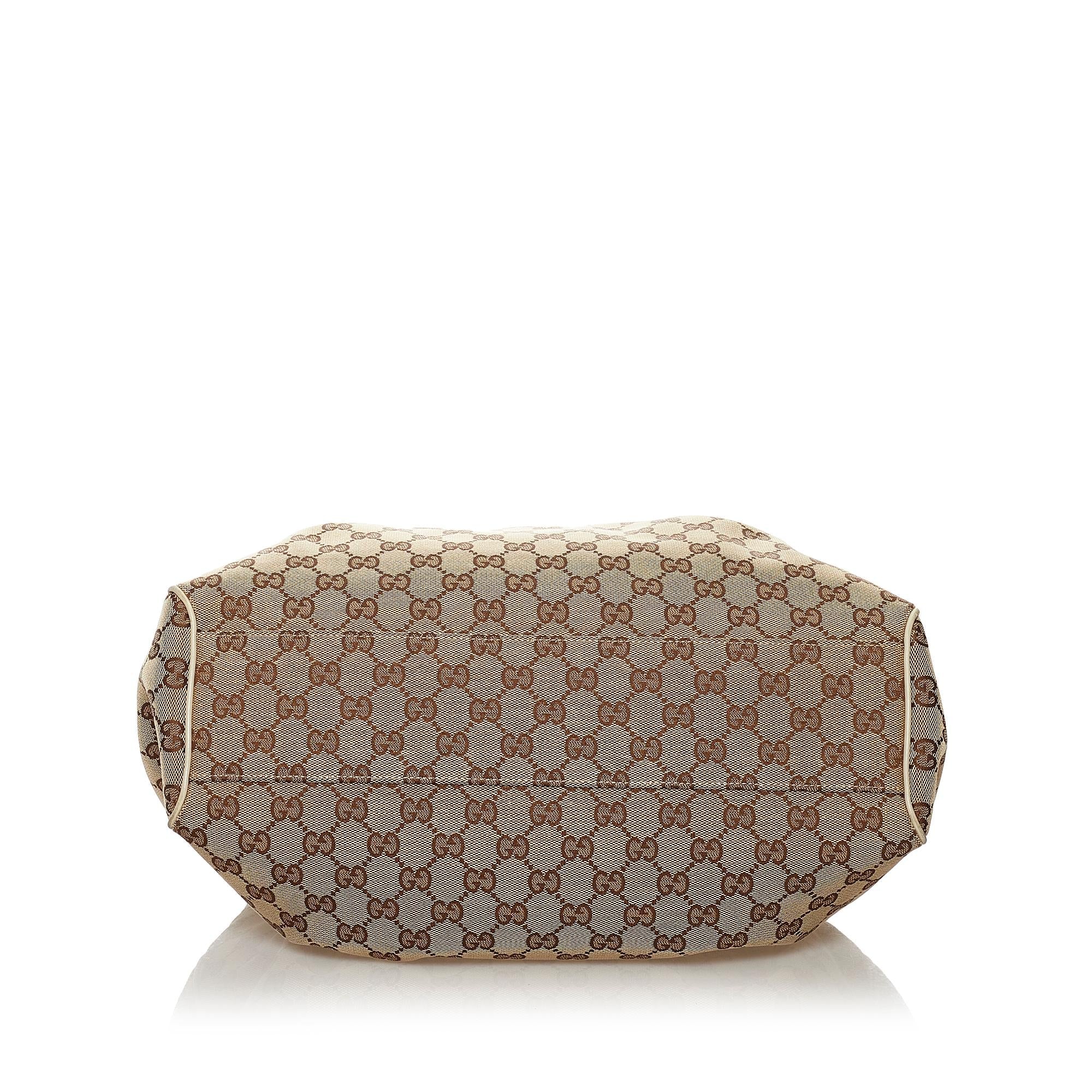 Gucci GG Canvas Sukey Tote Bag (SHG-31571)