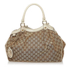 Gucci GG Canvas Sukey Tote Bag (SHG-32722)