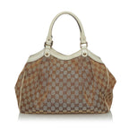 Gucci GG Canvas Sukey Tote Bag (SHG-33951)