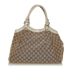 Gucci GG Canvas Sukey Tote Bag (SHG-34077)