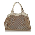 Gucci GG Canvas Sukey Tote Bag (SHG-34077)