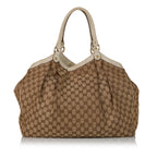 Gucci GG Canvas Sukey Tote Bag (SHG-34104)