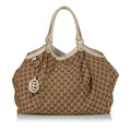Gucci GG Canvas Sukey Tote Bag (SHG-34104)