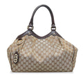 Gucci GG Canvas Sukey Tote Bag (SHG-pqL1Sc)