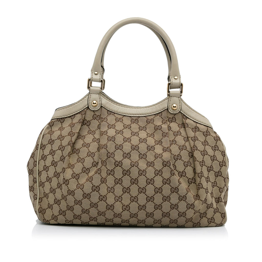 Gucci GG Canvas Sukey Tote (SHG-PPkJyj)