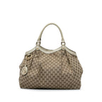 Gucci GG Canvas Sukey Tote (SHG-7pSVx4)
