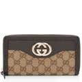 Gucci GG Canvas Sukey Zip Around Wallet (SHF-00zerW)
