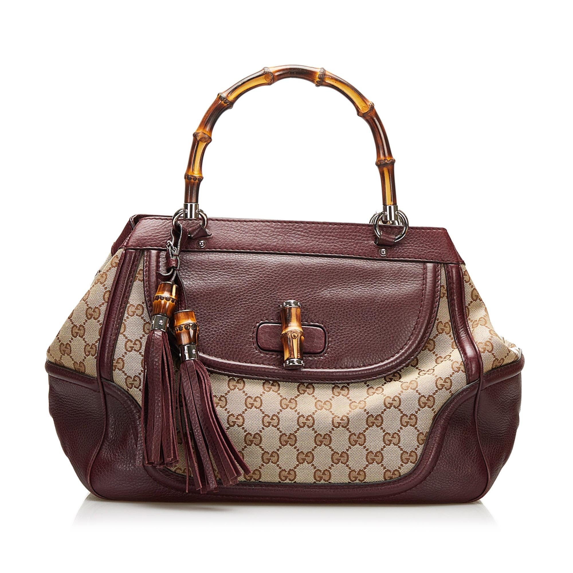 Gucci GG Canvas Tassel Bamboo (SHG-35227)