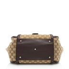 Gucci GG Canvas Techno Horsebit Top Handle (SHF-M1IDuu)