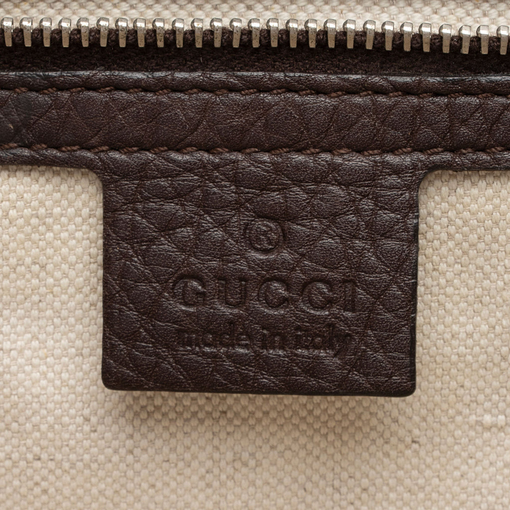 Gucci GG Canvas Techno Horsebit Top Handle (SHF-M1IDuu)
