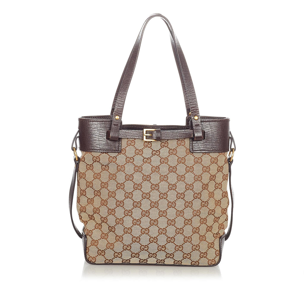 Gucci GG Canvas Tote Bag (SHG-23494)