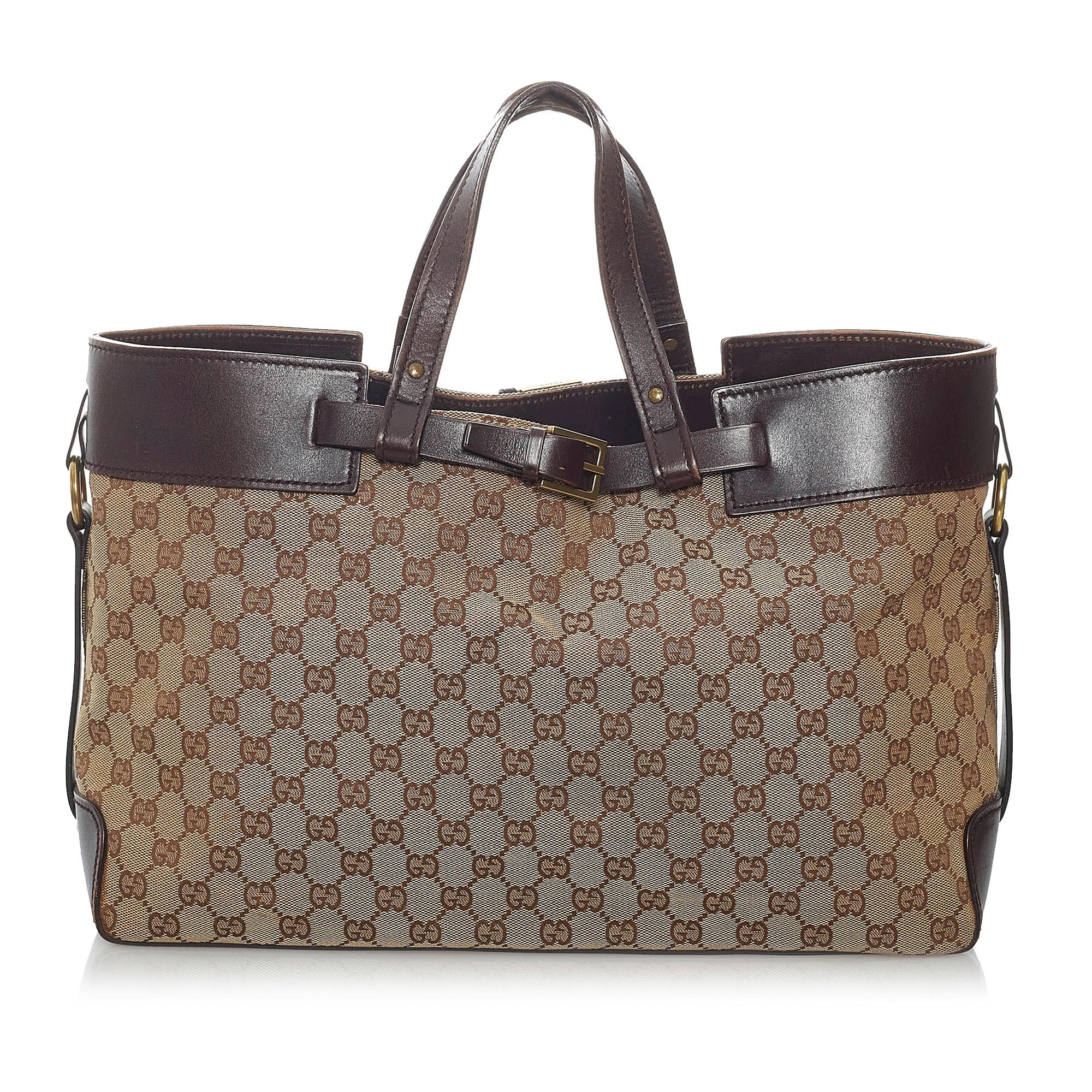 Gucci GG Canvas Tote Bag (SHG-29771)