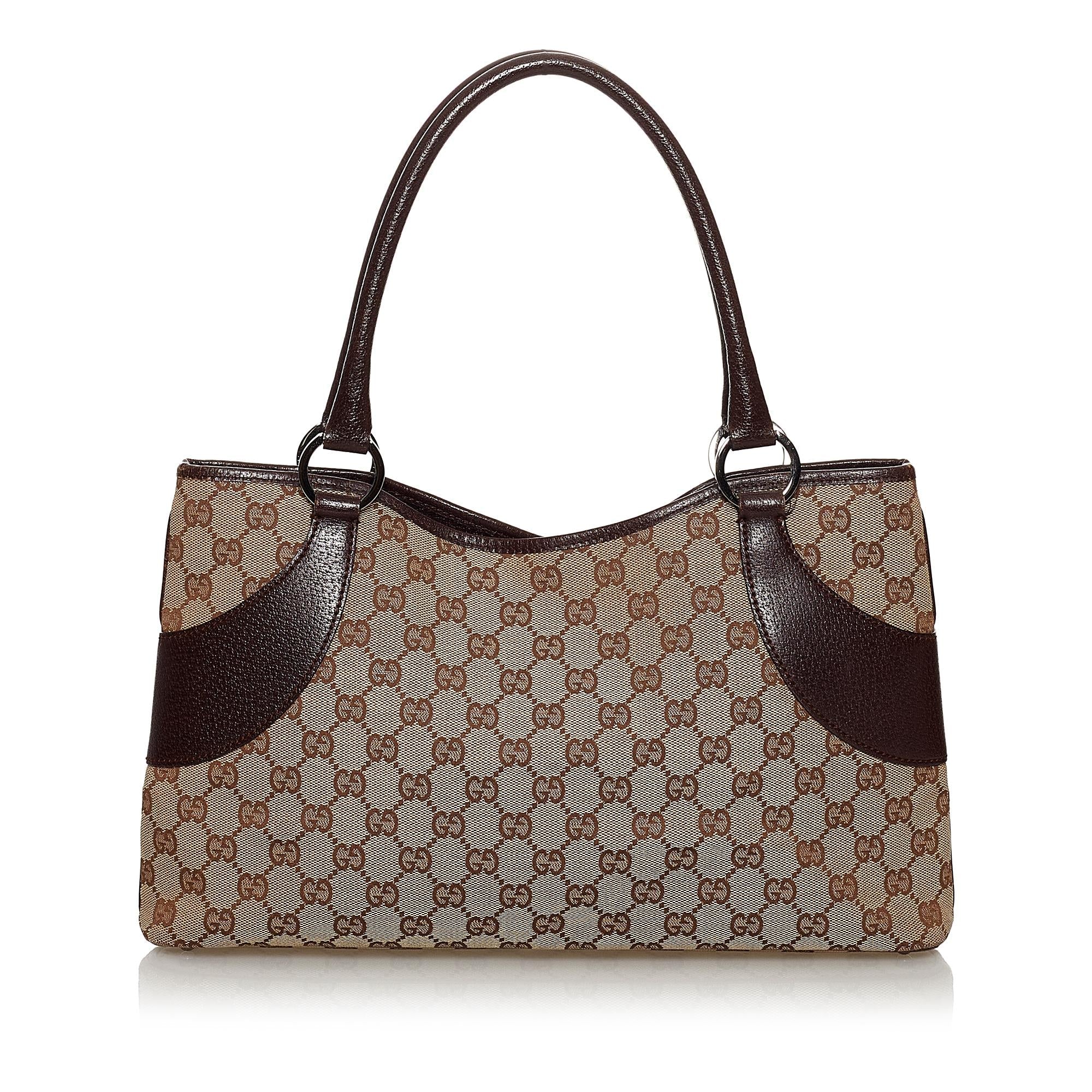 Gucci GG Canvas Tote Bag (SHG-30617)