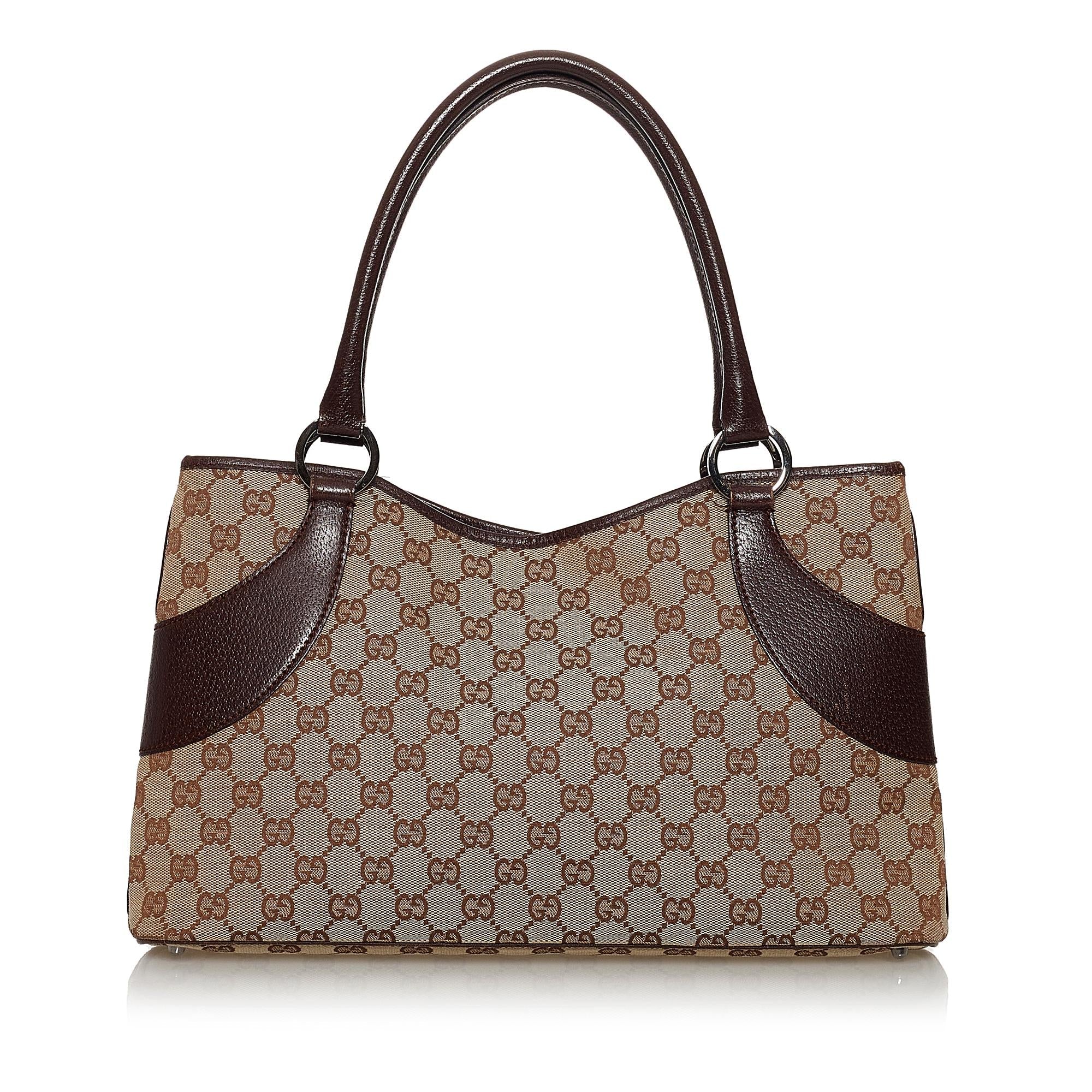 Gucci GG Canvas Tote Bag (SHG-30617)