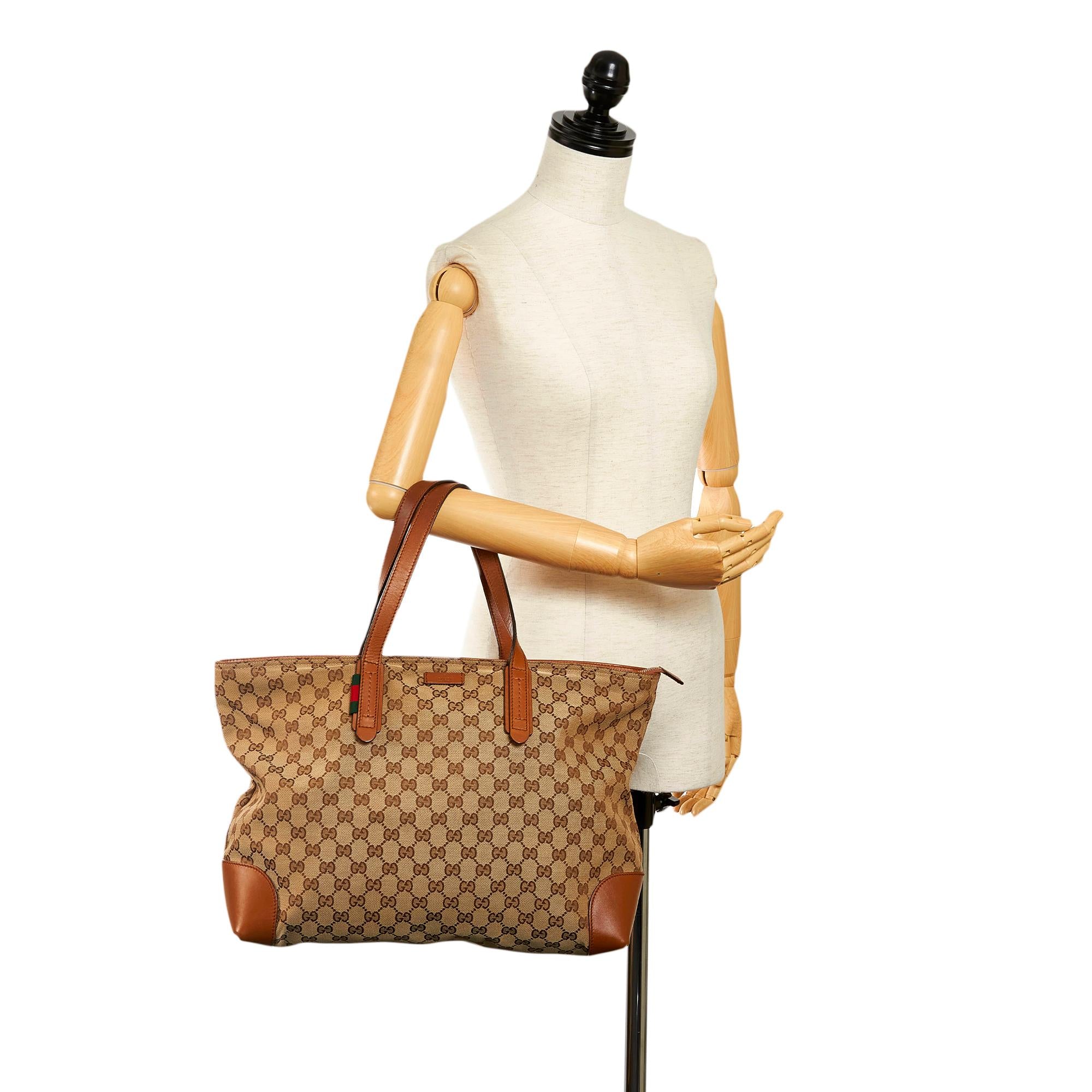 Gucci GG Canvas Tote Bag (SHG-30952)