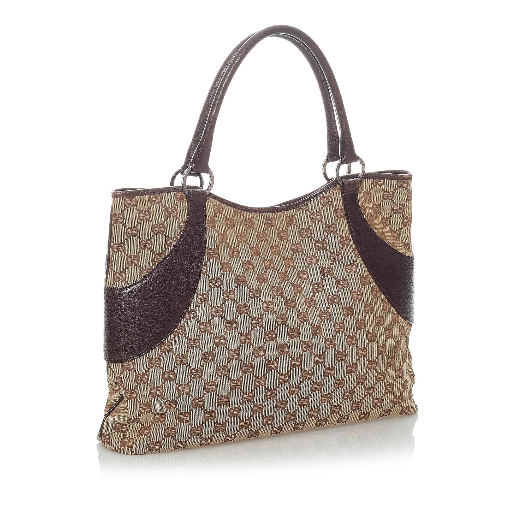 Gucci GG Canvas Tote Bag (SHG-31015)