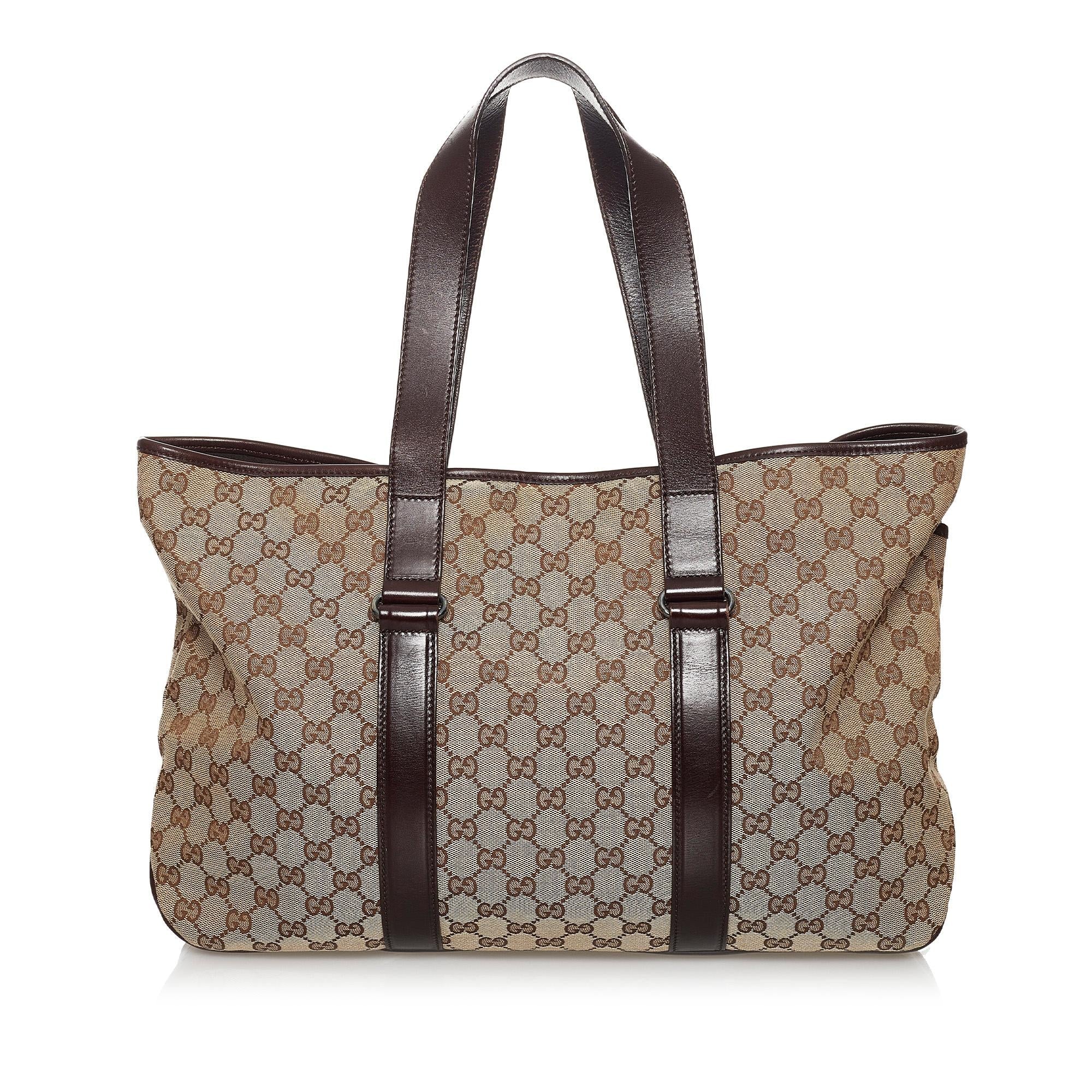 Gucci GG Canvas Tote Bag (SHG-31016)