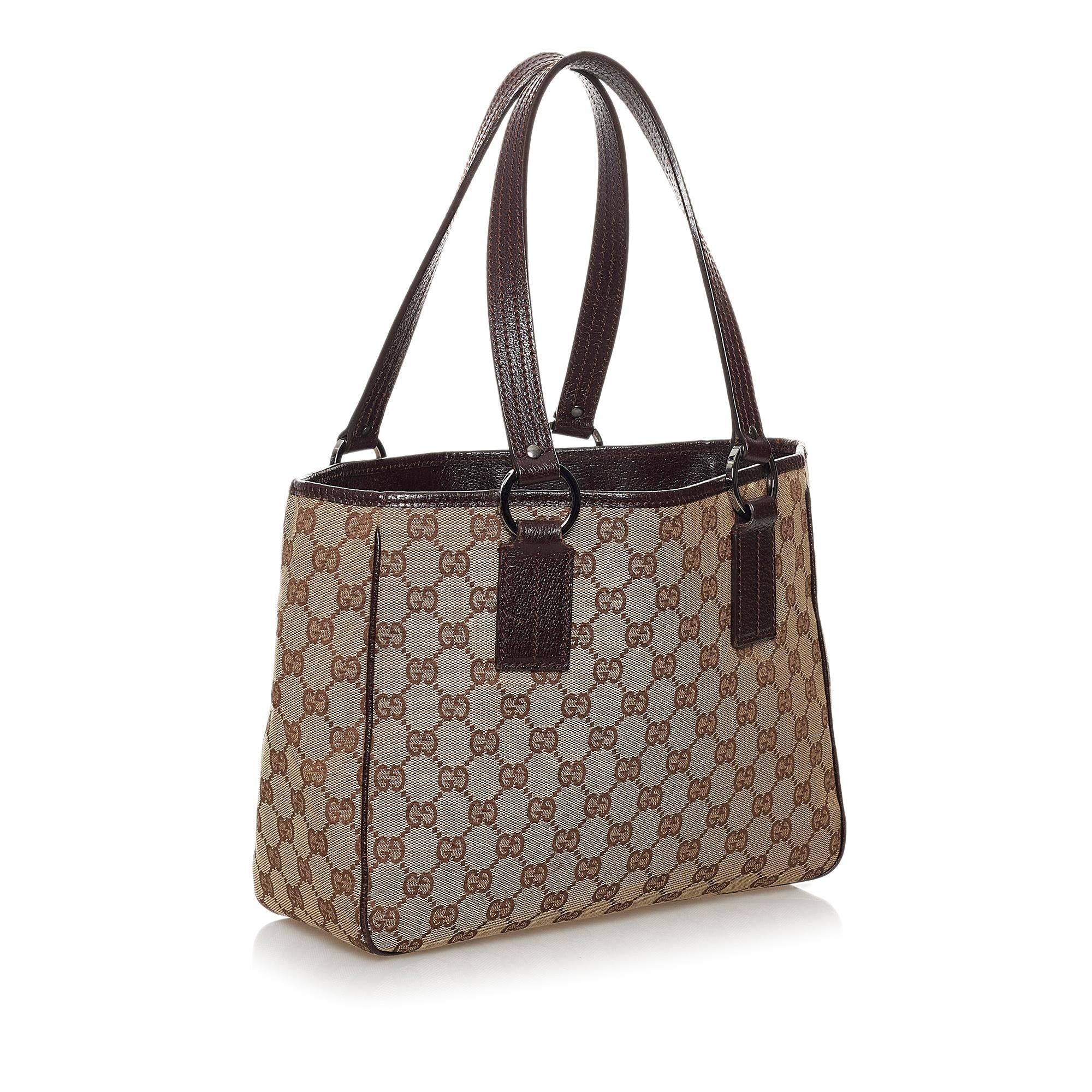 Gucci GG Canvas Tote Bag (SHG-31423)