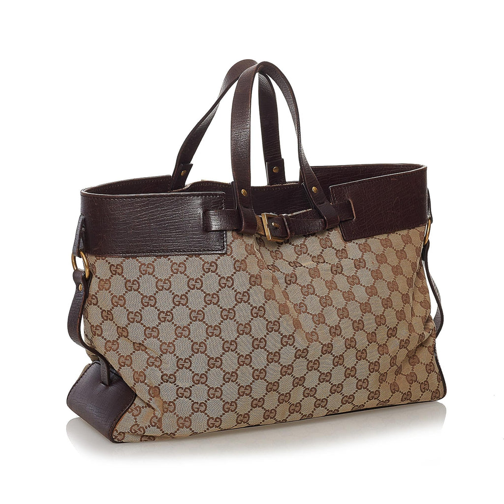 Gucci GG Canvas Tote Bag (SHG-32480)