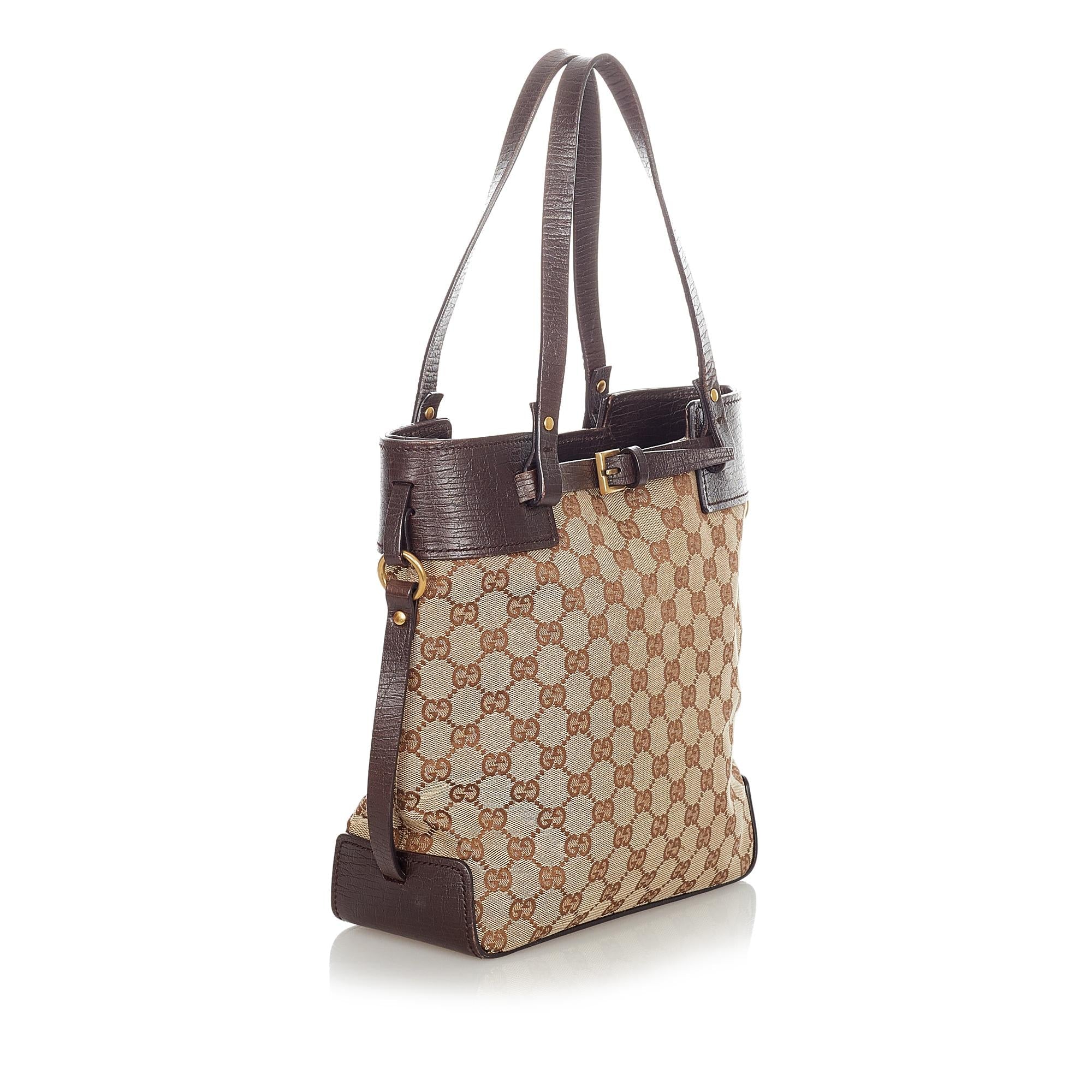 Gucci GG Canvas Tote Bag (SHG-34024)