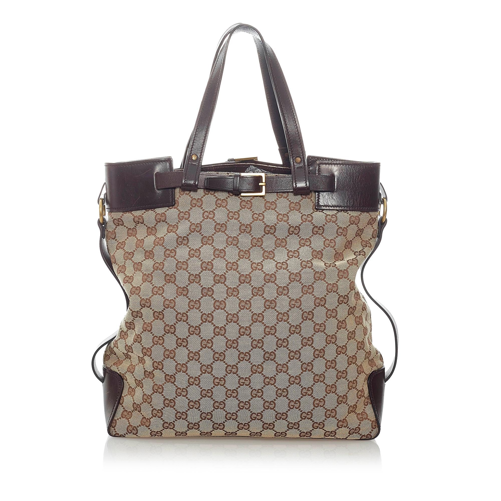 Gucci GG Canvas Tote Bag (SHG-34721)