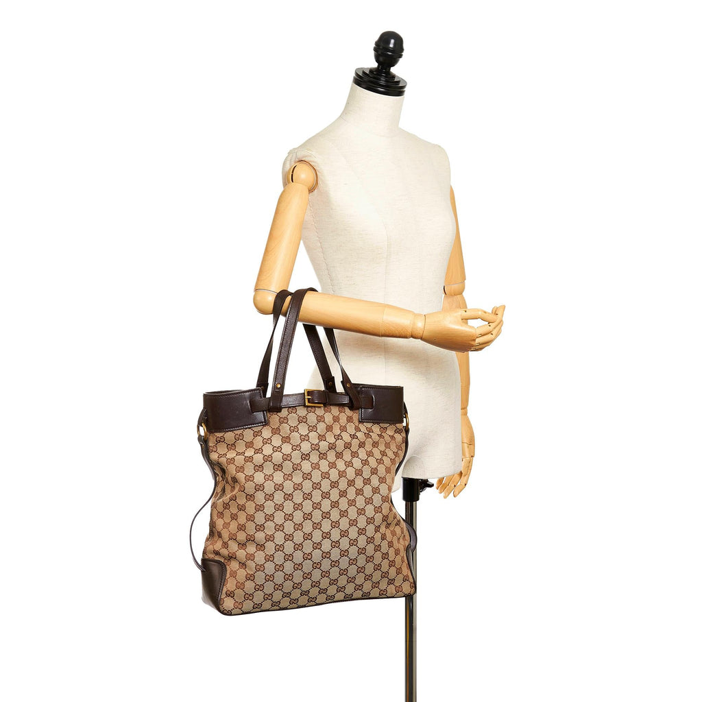 Gucci GG Canvas Tote Bag (SHG-34721)