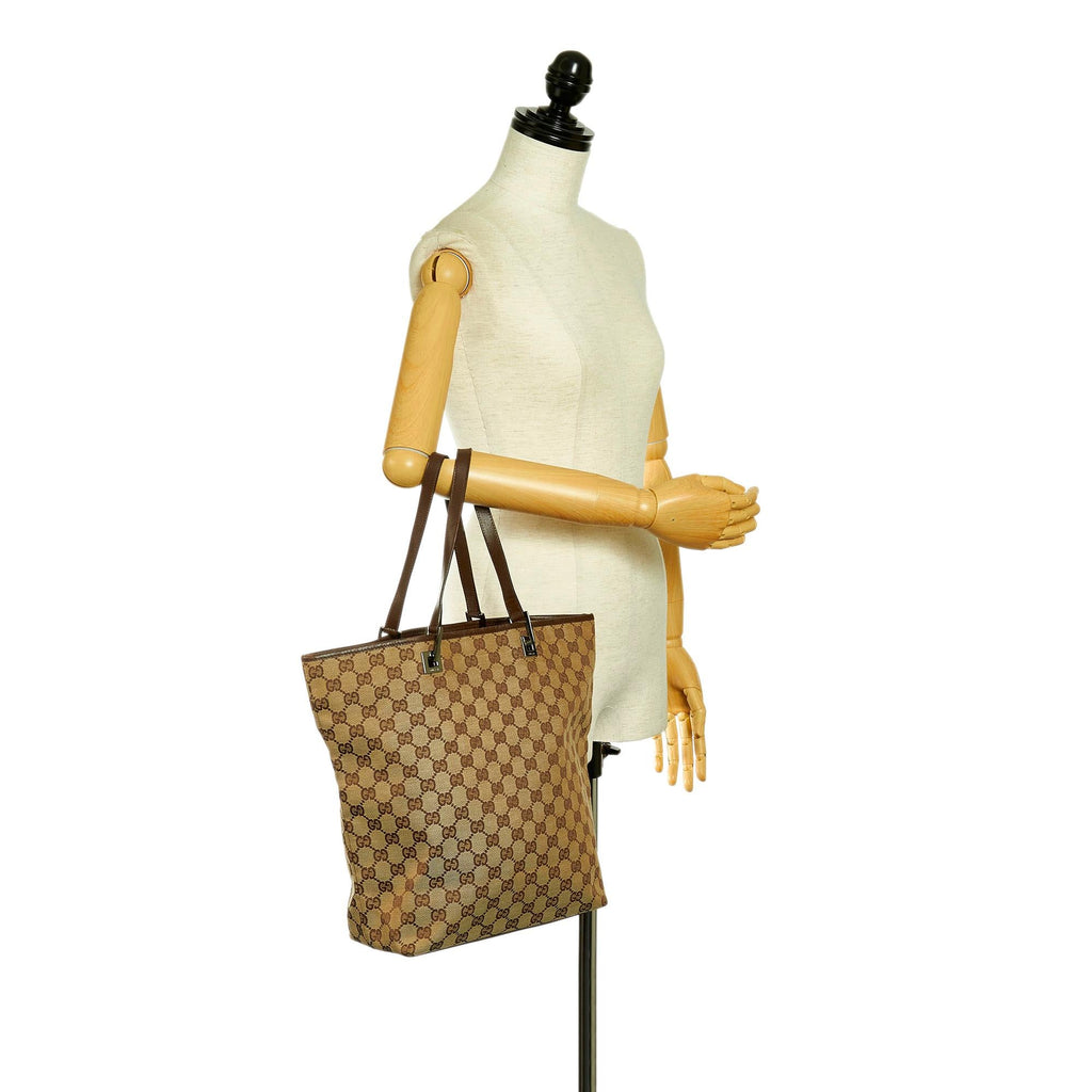Gucci GG Canvas Tote Bag (SHG-36154)