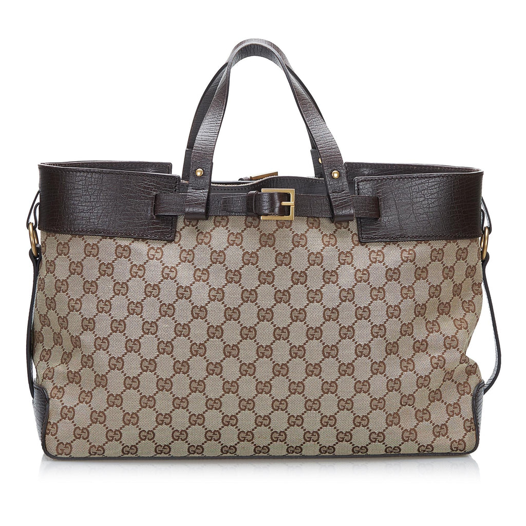 Gucci GG Canvas Tote Bag (SHG-PGgRlR)