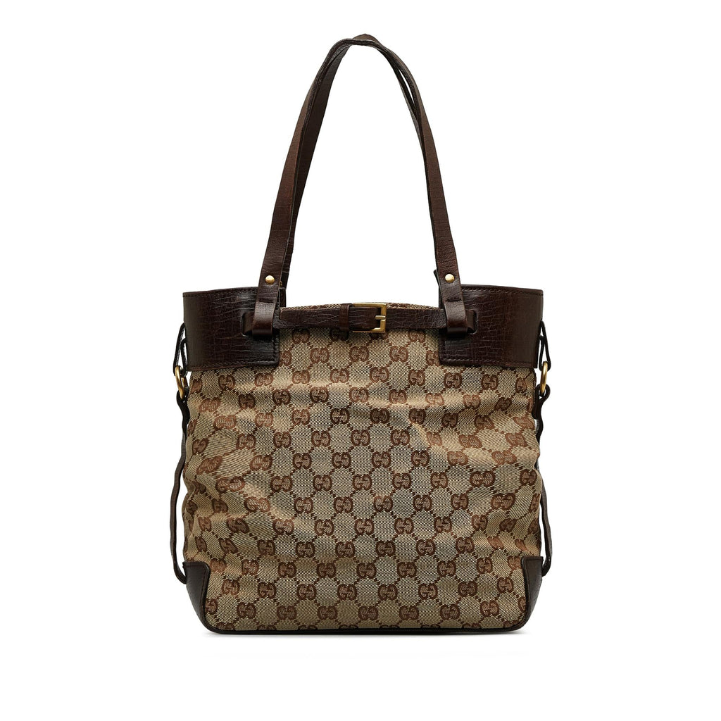 Gucci GG Canvas Tote Bag (SHG-RwdRiO)