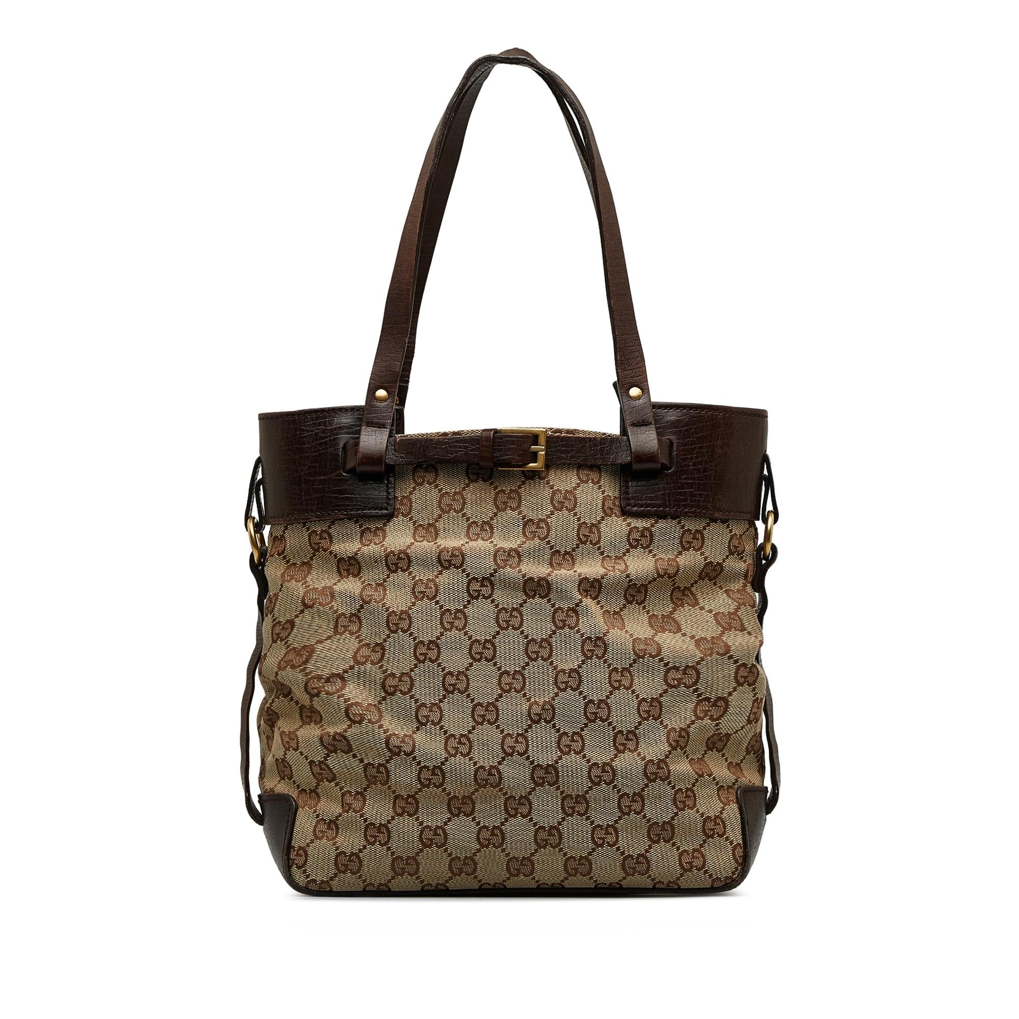 Gucci GG Canvas Tote Bag (SHG-RwdRiO)