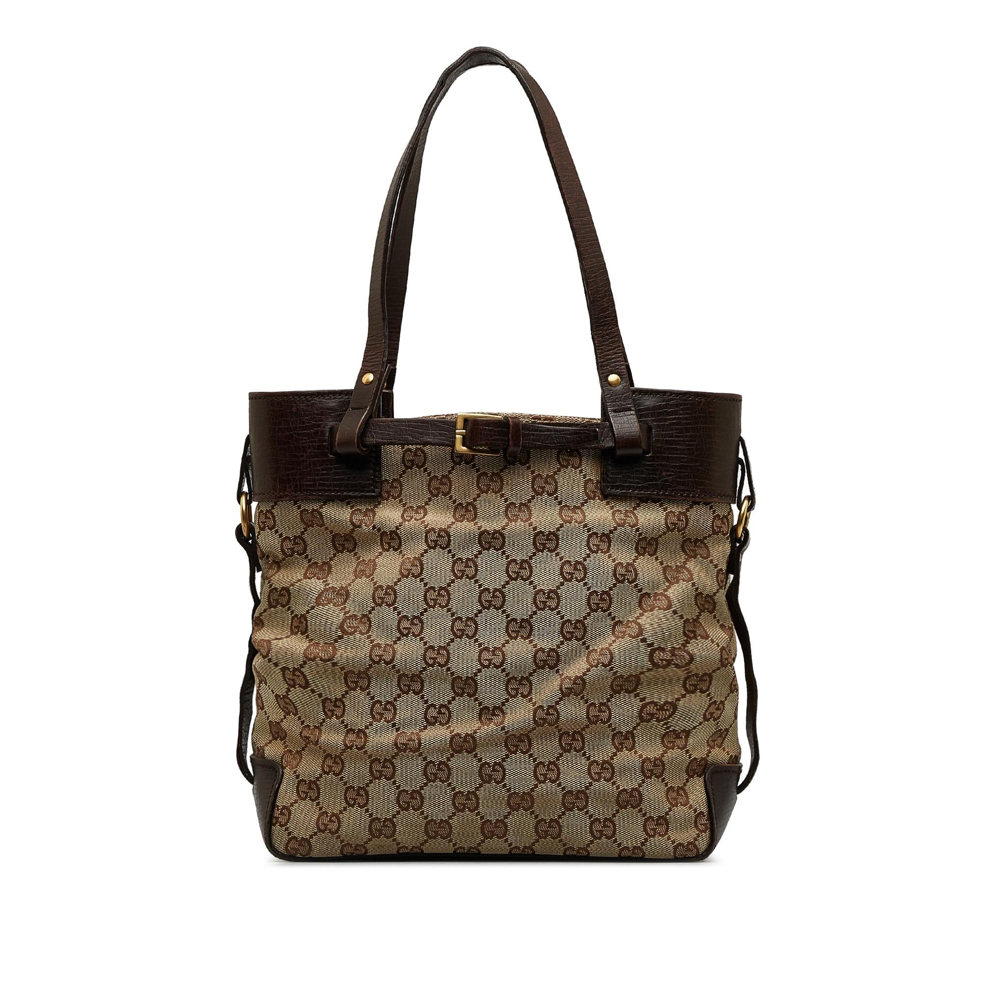 Gucci GG Canvas Tote Bag (SHG-RwdRiO)