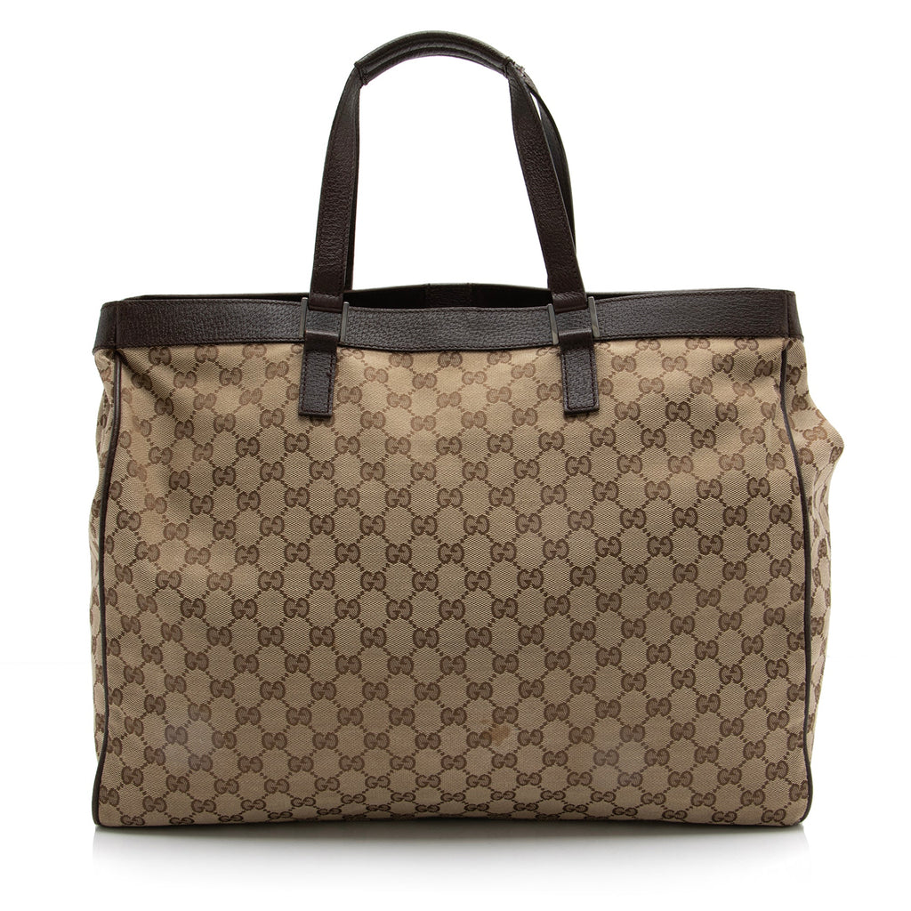 Gucci GG Canvas Tote (SHF-23527)
