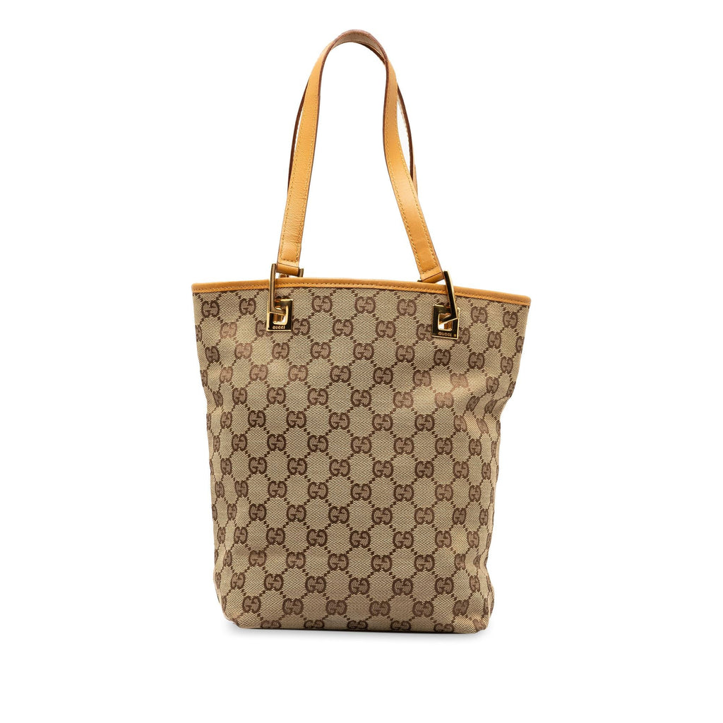 Gucci GG Canvas Tote (SHG-UjHlmW)