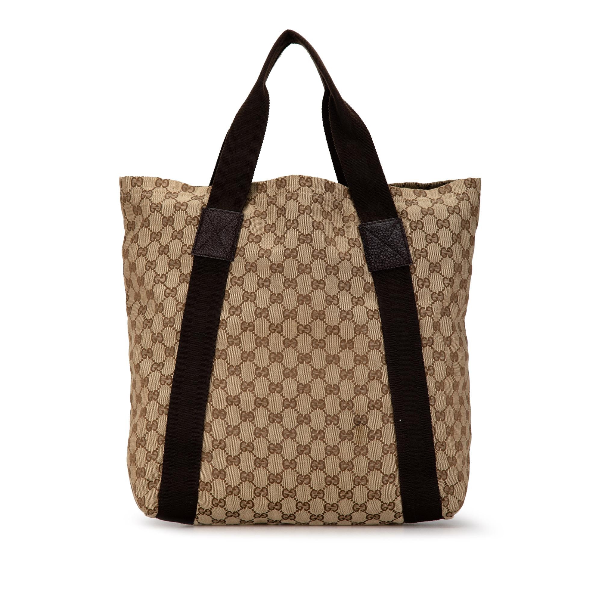 Gucci GG Canvas Tote (SHG-Qc1cos)