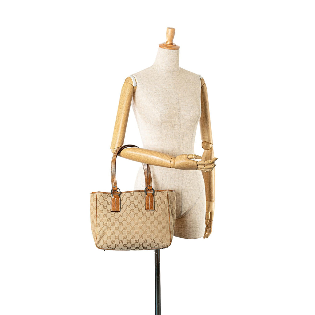 Gucci GG Canvas Tote (SHG-Pj7dN0)