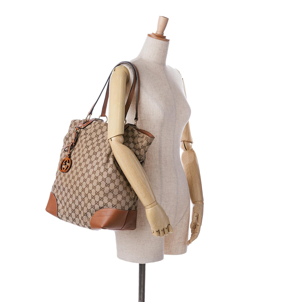Gucci GG Canvas Tote (SHG-4i1YWN)