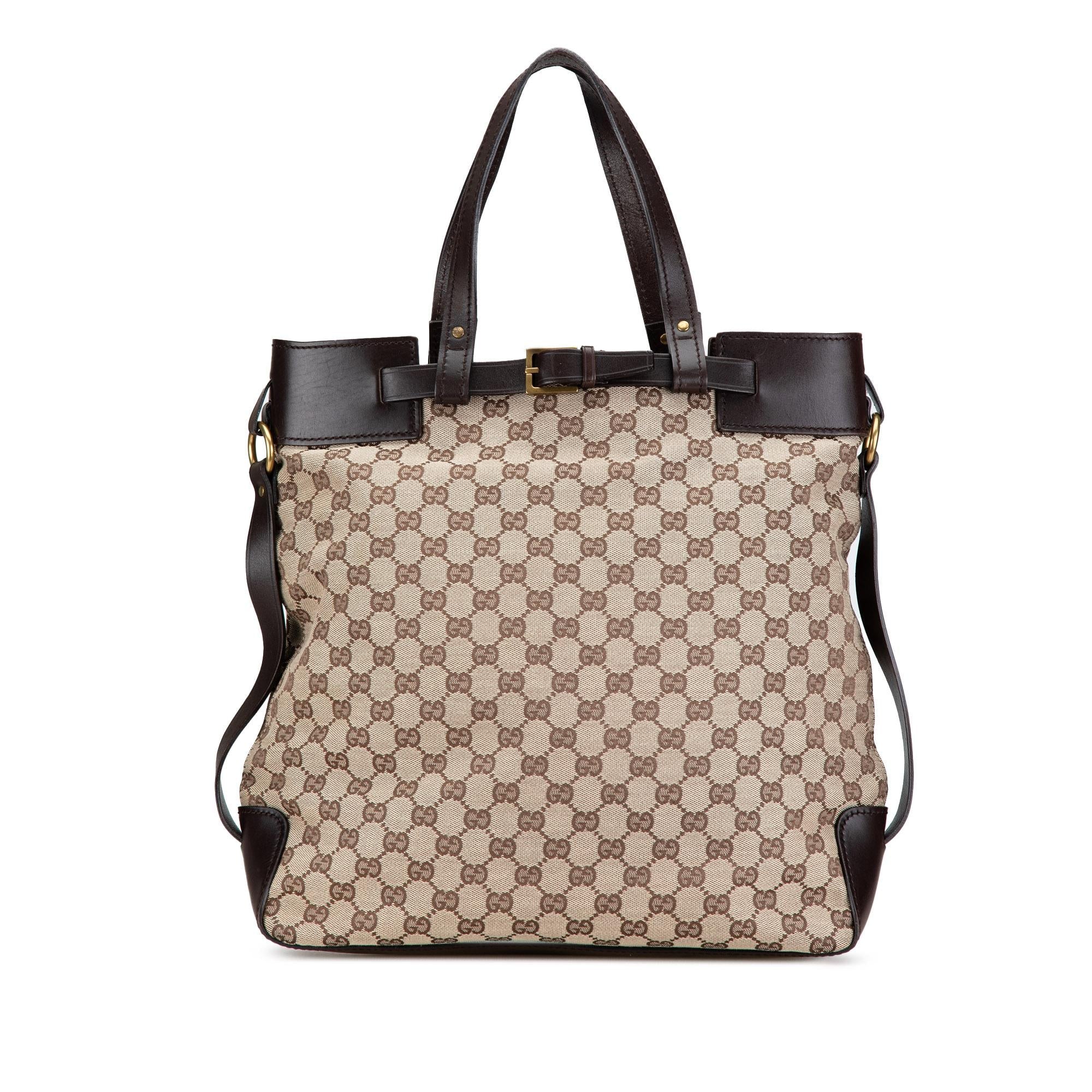 Gucci GG Canvas Tote (SHG-WSvIs4)