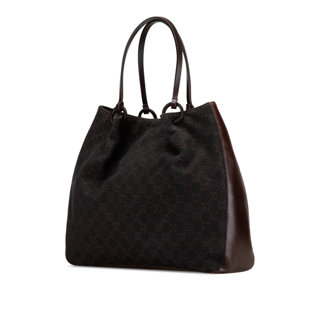 Gucci GG Canvas Tote (SHG-NAvK56)