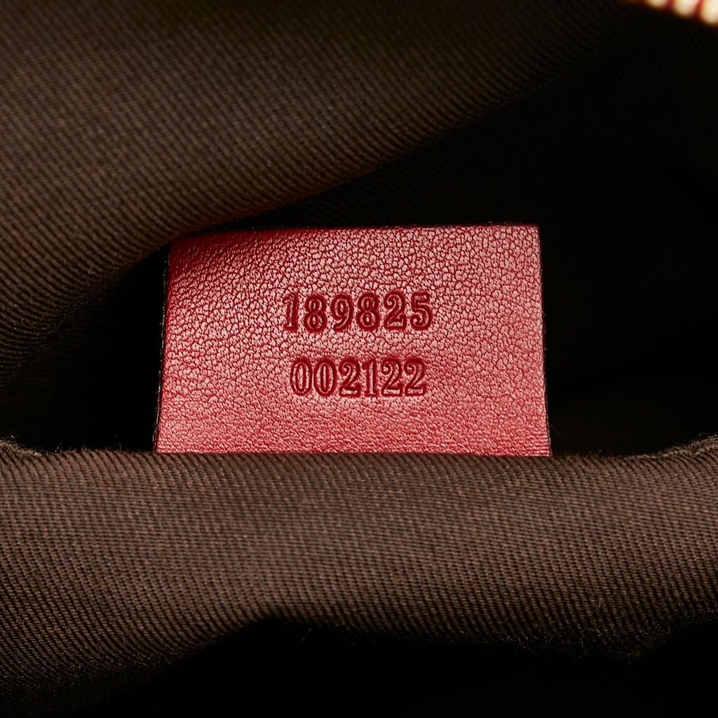 Gucci GG Canvas Trophy Handbag (SHG-30899)