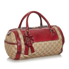 Gucci GG Canvas Trophy Handbag (SHG-30899)