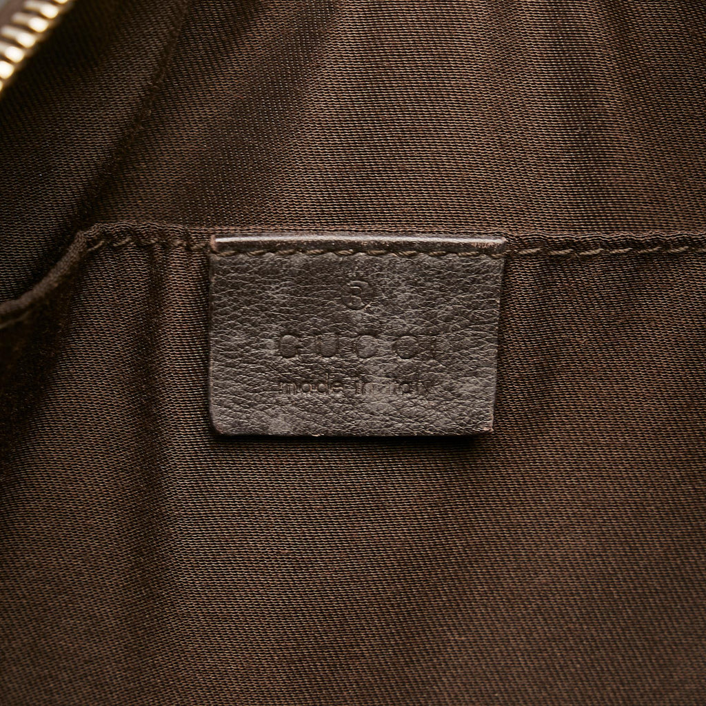 Gucci GG Canvas Trophy Handbag (SHG-4YAF0E)