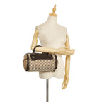 Gucci GG Canvas Trophy Handbag (SHG-4YAF0E)