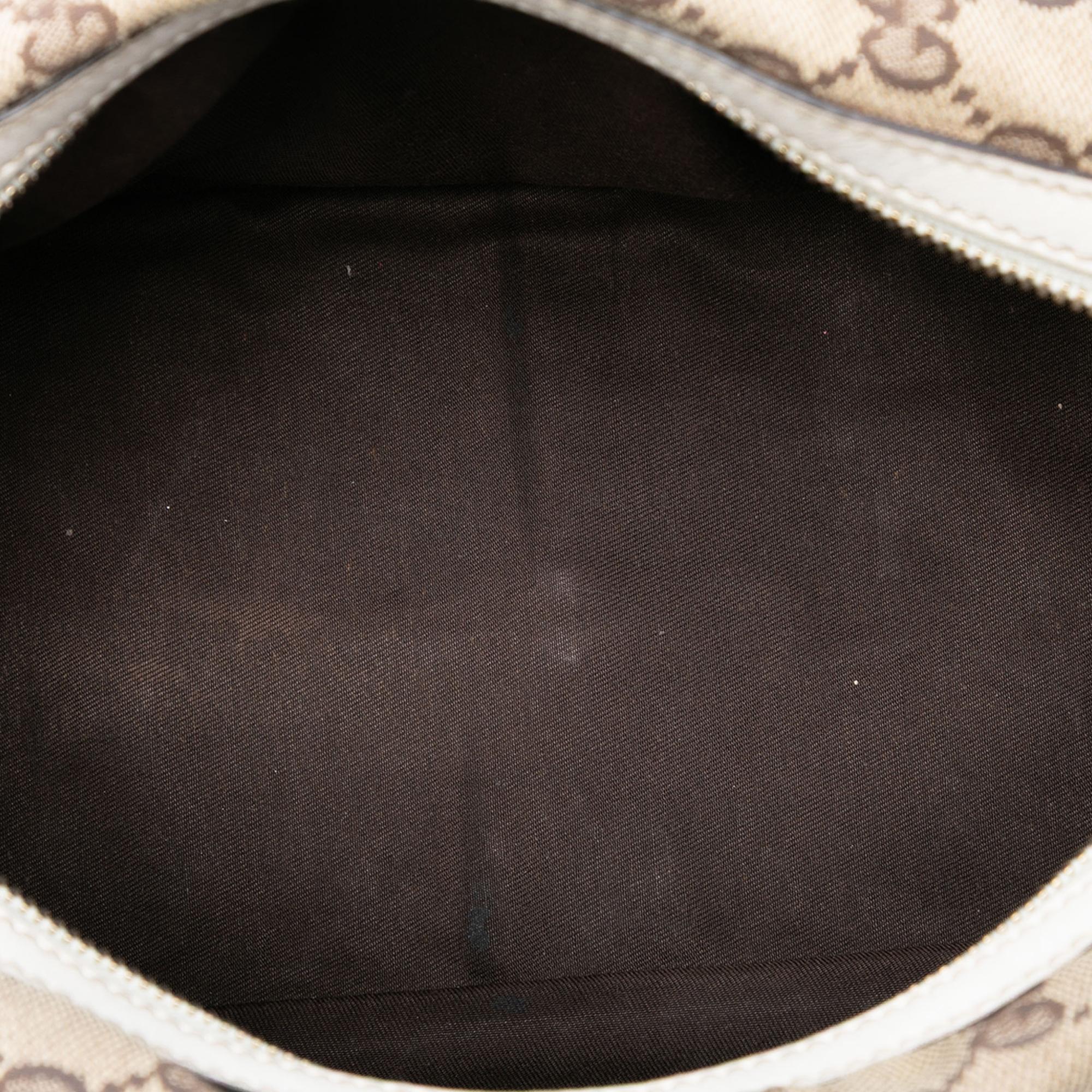 Gucci GG Canvas Trophy Shoulder Bag